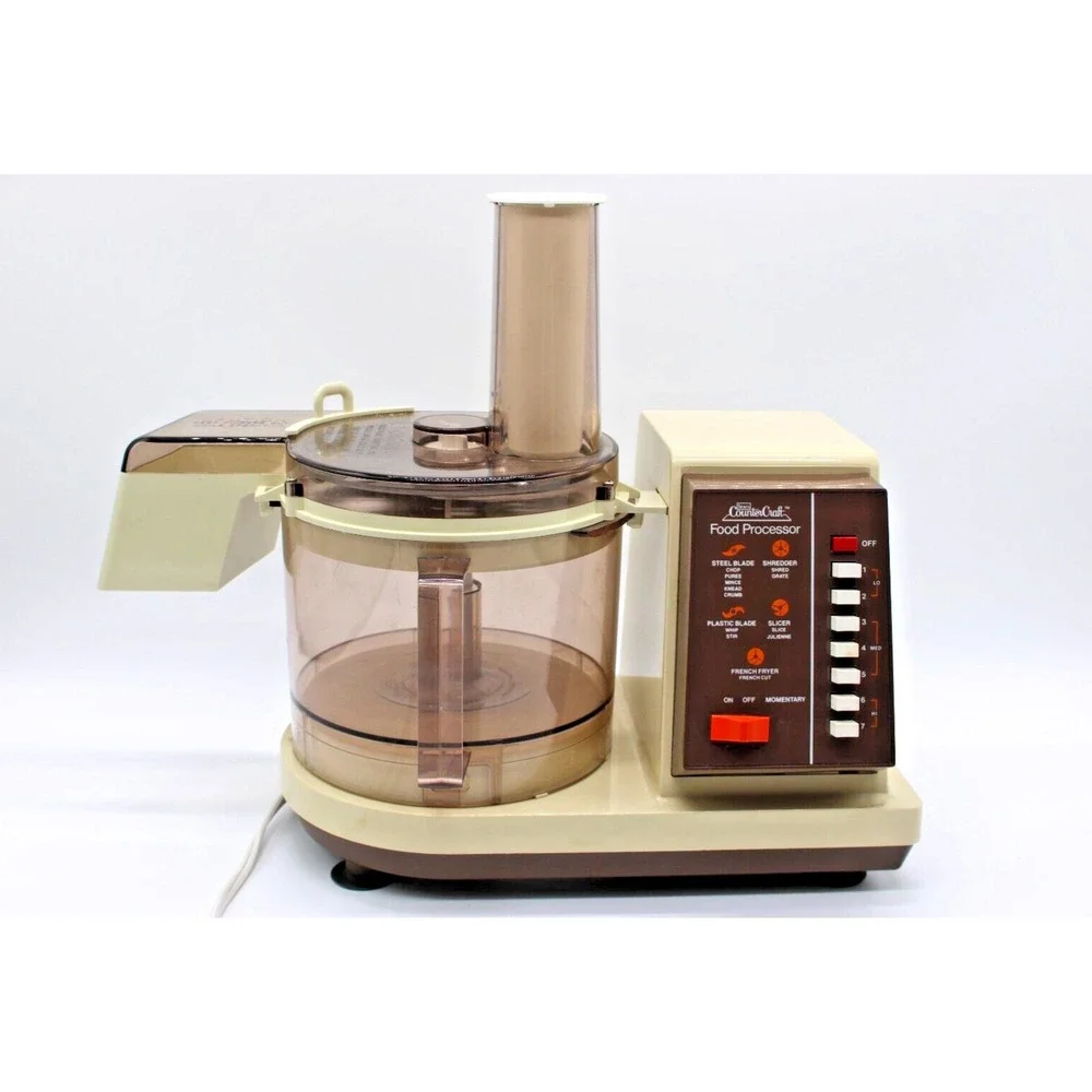 Vtg SEARS FOOD PROCESSOR 7-SPEED‎ Blender Appliance COUNTER CRAFT 400 Works